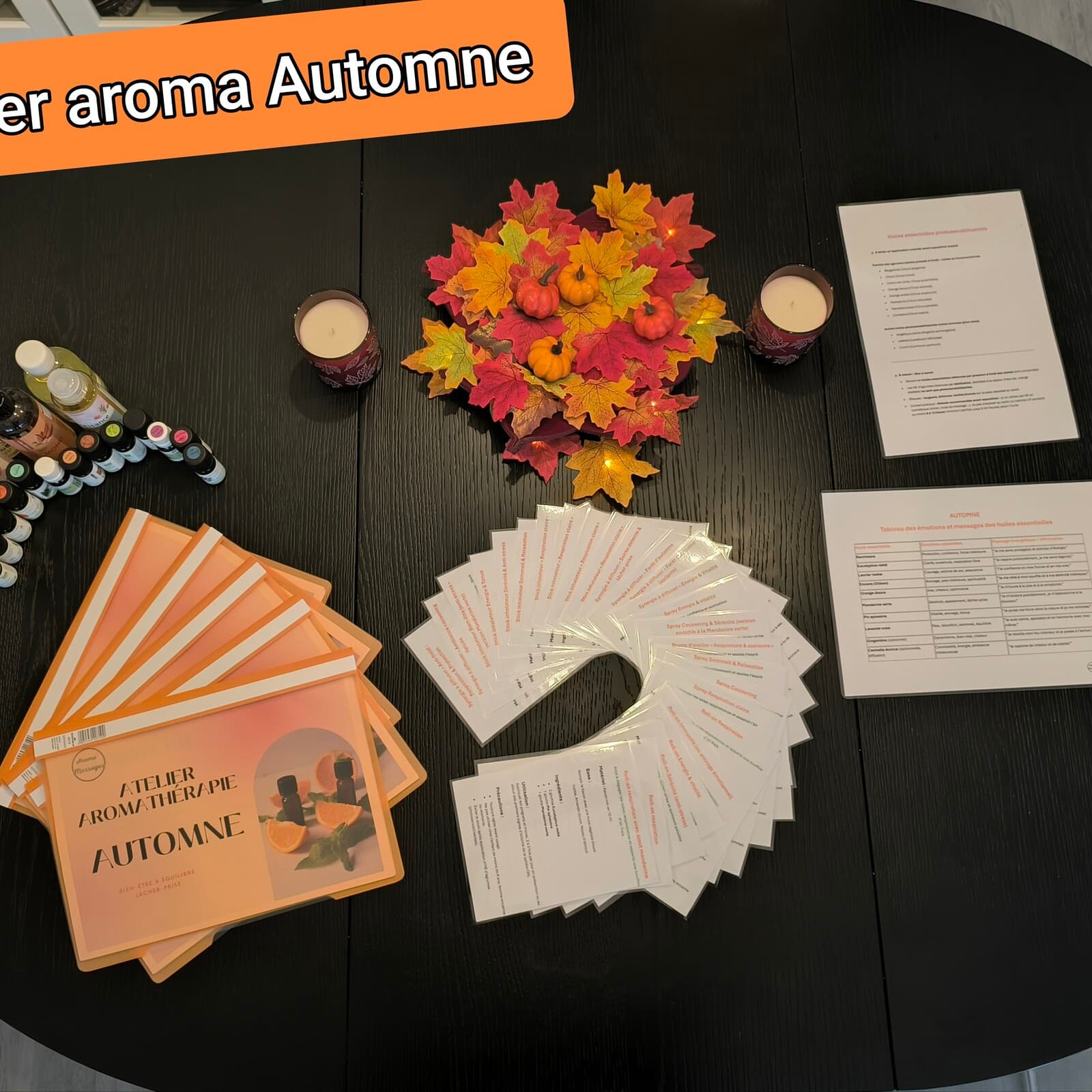 Cocooning Autumn Aromatherapy Workshop