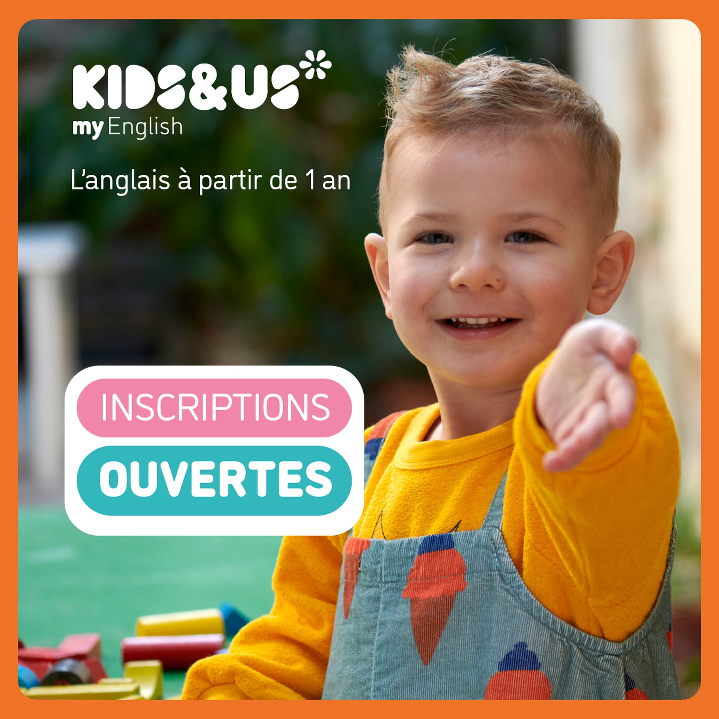 Apprendre l'anglais dès 1 an !