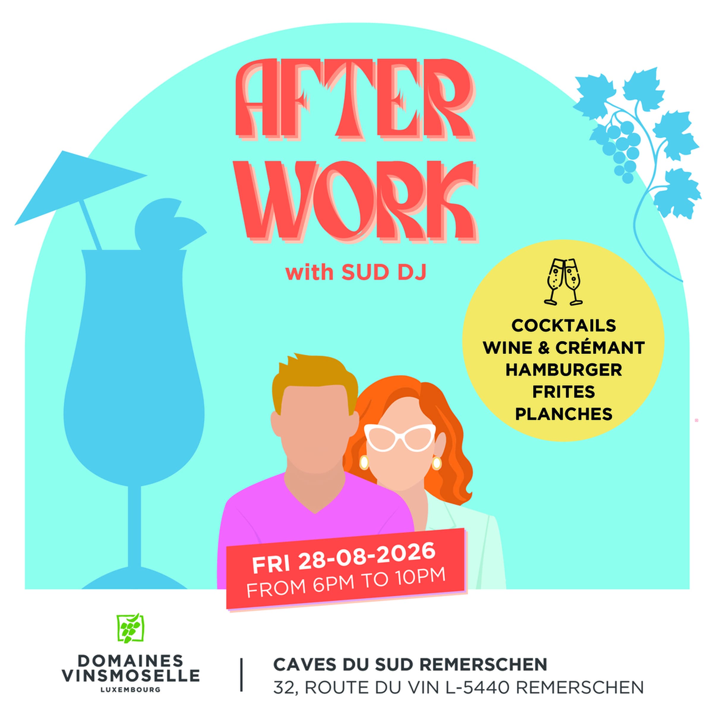 Afterwork au coeur des vignes