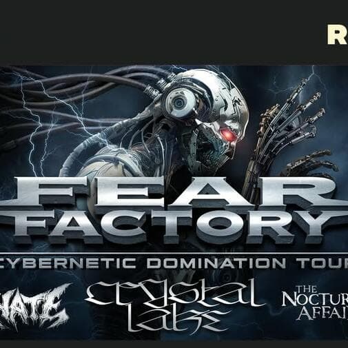 Fear Factory at Rockhal, with Crystal Lake, Hate, The Nocturnal Affair