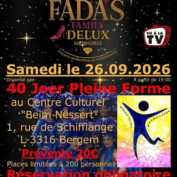 Fada's Family Delux Show Girls - Pleine Forme Bergem Show
