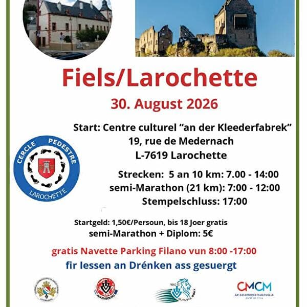 Randonnée FLMP IVV Larochette + semi-marathon