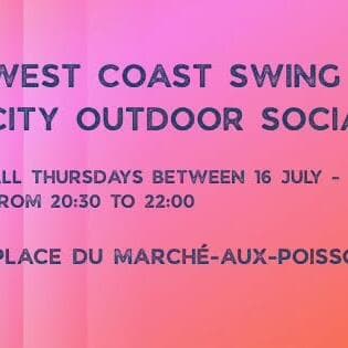 West Coast Swing - Outdoor Social Dance