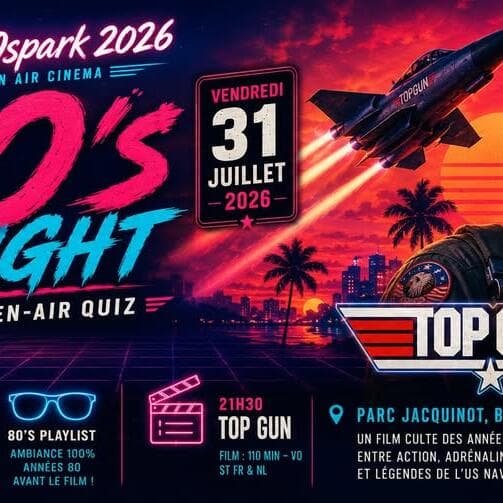 JaKINOspark | Soirée Années 80 & Quiz en plein air