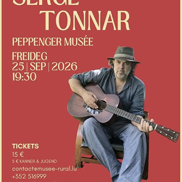 “LIDDERUUCHT” with Serge Tonnar