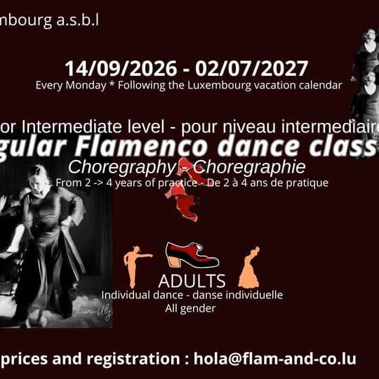 Adult Flamenco: Intermediate 1 – choreography every Monday