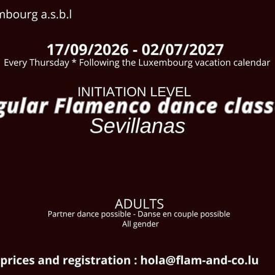 Adult Flamenco: Sevillanas for beginners