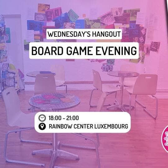 Wednesday’s Hangout : soirée jeux de société