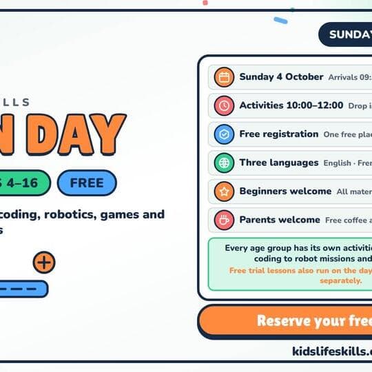 Journée portes ouvertes Kids Life Skills 2026