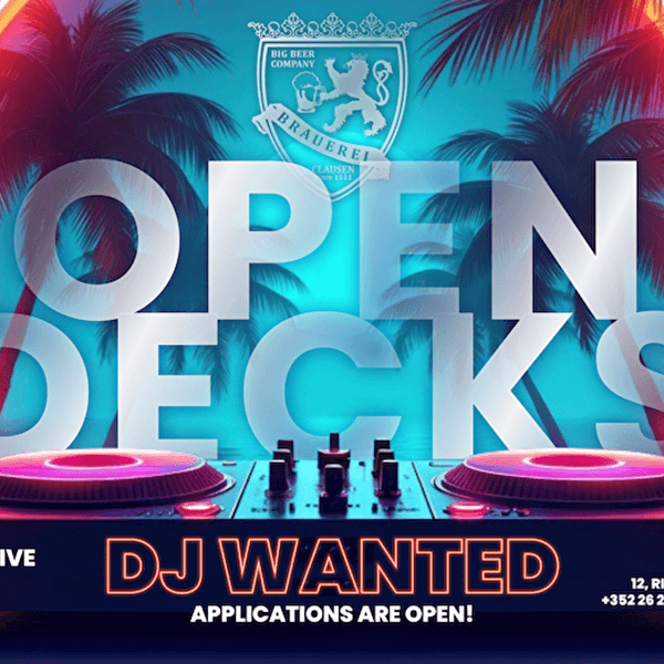 DJ Wanted // Open Decks