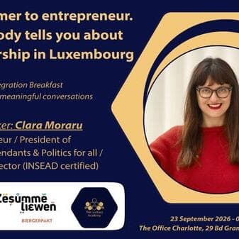LBA Integration Breakfast with Clara Moraru: From Newcomer to Entrepreneur