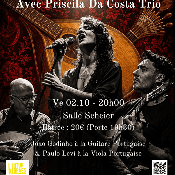 Fado Concert with Priscila Da Costa Trio