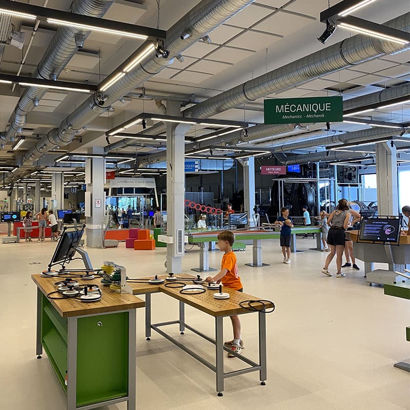 Une journée pleine d'expériences au Luxembourg Science Center