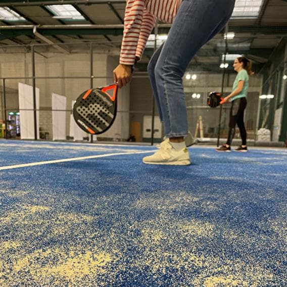Padel with a racket?